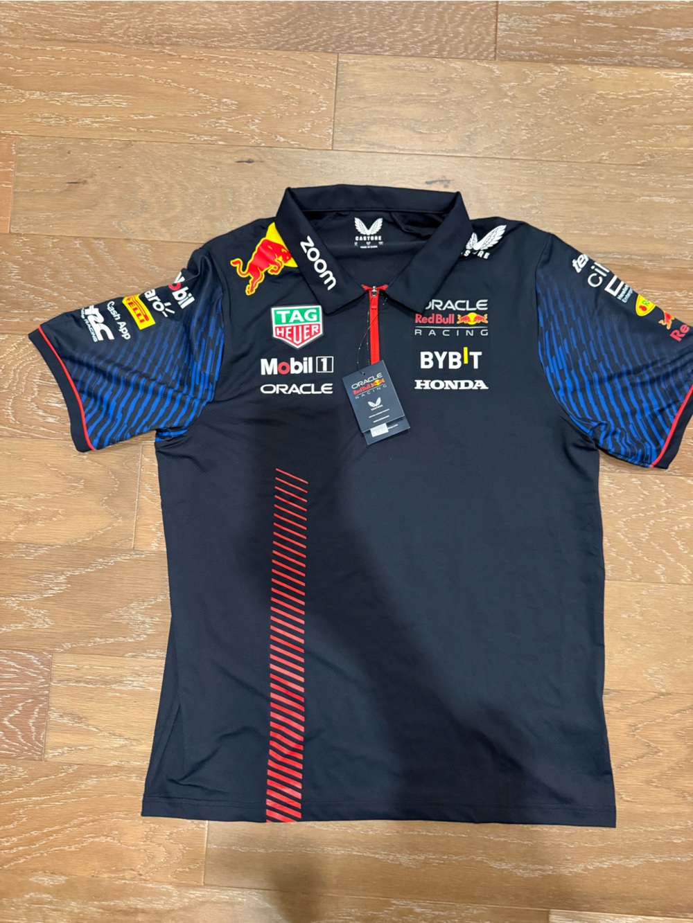 Formula 1 Red Bull Racing Team Black & Red Racing Polo